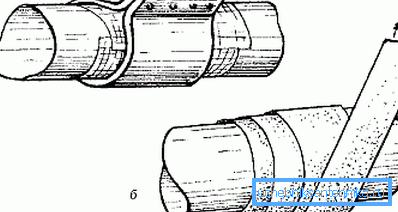 Schema de etanșare a țevii folosind cauciuc și staniu Schema de etanșare a țevii folosind cauciuc și staniu