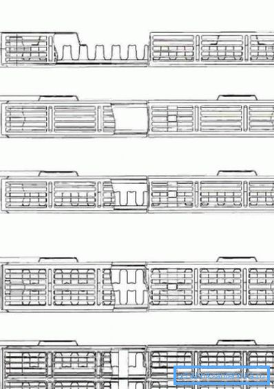 Diagrama modelului radiatorului modelului Prado