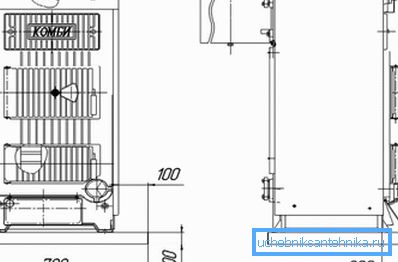 Schema sistemului de cazan al fabricii Kirov