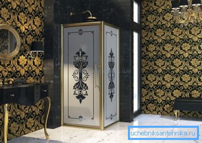 Duș de lux din bronz pentru cele mai sofisticate interioare