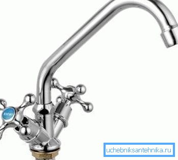 Mixer siluminic cu două supape Mixer siluminic cu două supape