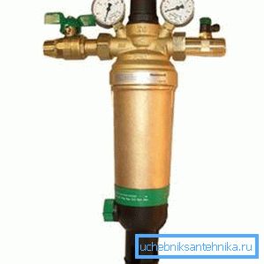 Filtru complex cu sistem de spălare Filtru complex cu sistem de spălare