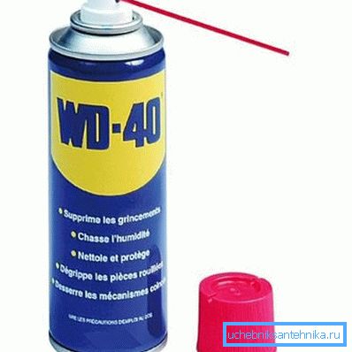 Unsoare WD-40. Întreabă-te în magazinele auto.