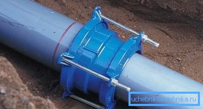 Conectarea unei conducte de canalizare utilizând produse de acest tip este considerată obligatorie atunci când se creează autostrăzi