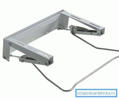 Suport special pentru cadru cu arc