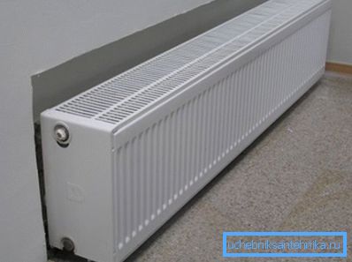 Tipul panoului radiatorului din oțel