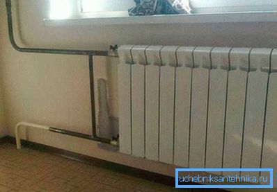 Țevi de încălzire din oțel în apartament