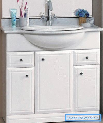 Mobilier standard cu plinte.