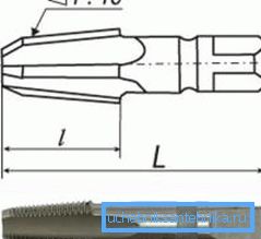 Trebuie remarcat faptul că instrumentul pentru crearea unui filet similar are o formă semnificativ diferită de cea utilizată pentru alte tipuri de tăiere.