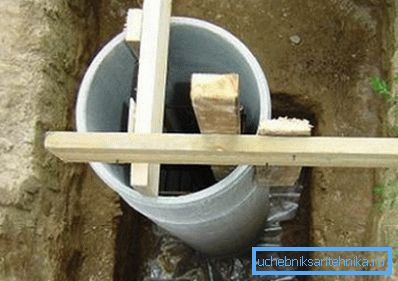 Construcția pilonului pe baza structurilor de azbociment.