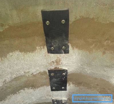 Inele din beton cuplate într-o singură unitate.