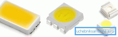 LED-urile de diferite generații se disting ușor prin forma și mărimea cristalului. LED-urile de diferite generații se disting ușor prin forma și mărimea cristalului.