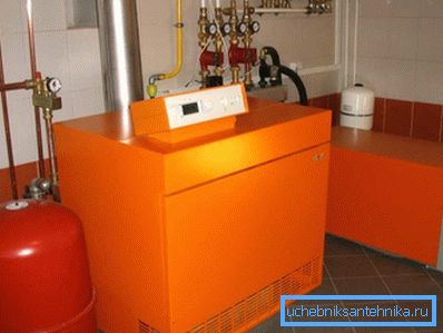 Arată ca un încălzitor modern cu combustibil lichid