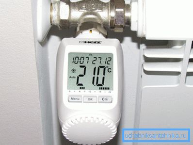 Termostatul cu microprocesor controlat