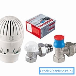 Set termostatic pentru conectarea radiatorului neasamblat