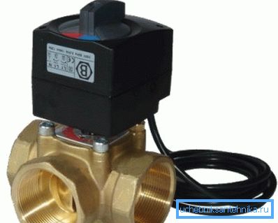 Teu cu robinet 3 4 cu acționare electrică pentru încălzire