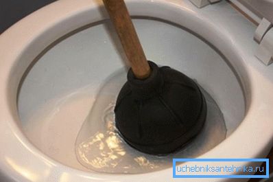 Îndepărtați apa cu un piston. Îndepărtați apa cu un piston.