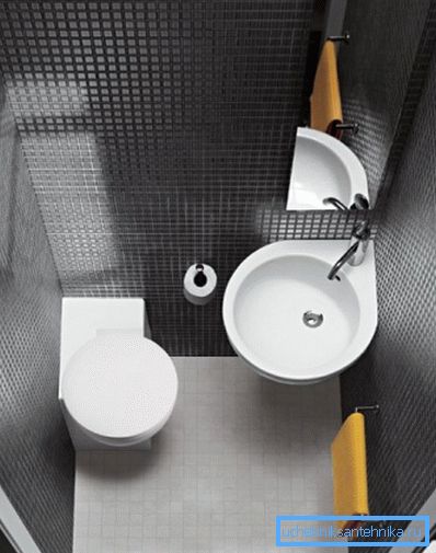 Sistem sanitar de tip colțar