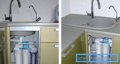 Instalați un filtru pentru a bea apă sub chiuvetă