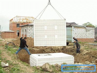 Instalarea cu rezervor septic de macara Bioxy