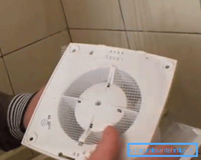 Instalarea ventilatorului