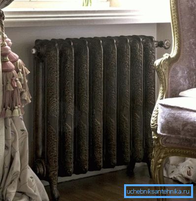 Retro radiator montat