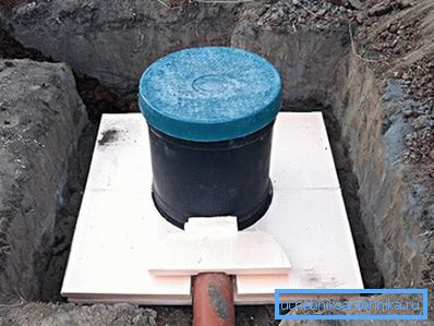 Rezervor septic instalat