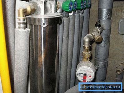 Filtru instalat