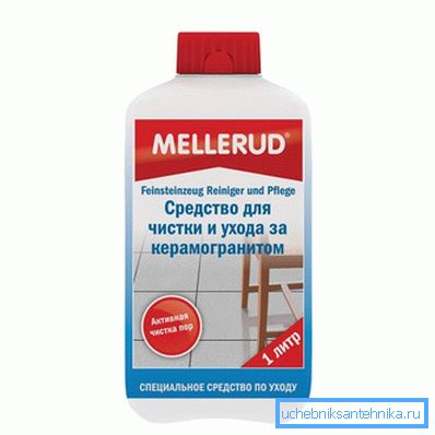 La vânzare există compoziții speciale pentru îngrijirea pietrelor artificiale