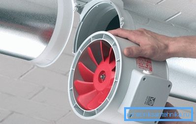 In-duct ventilator