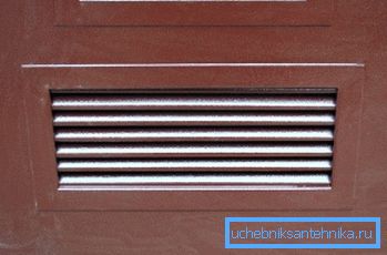 Usi metalice de intrare cu grila de ventilatie Usi metalice de intrare cu grila de ventilatie
