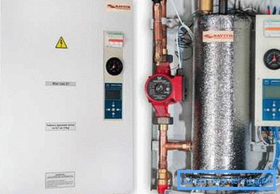 Aspectul cazanului de încălzire electrică