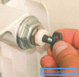 Aerul poate fi suflat prin robinetele lui Mayevsky
