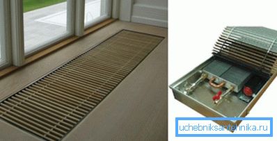 Convector de podea. Convector de podea.