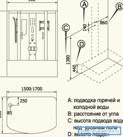 Înălțimea paletei este prezentată în diagramă.
