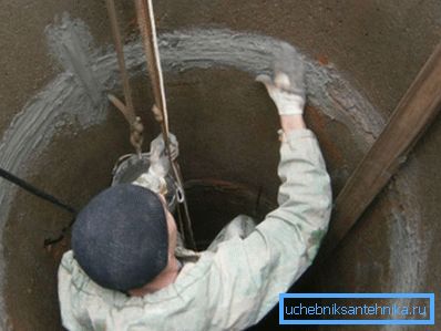 Crăpături de etanșare între inele de beton