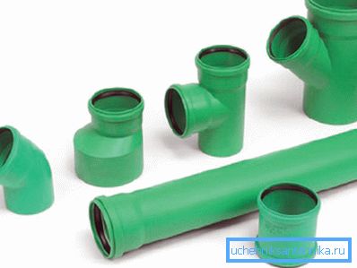 Culoare verde - pentru sistemele de drenaj