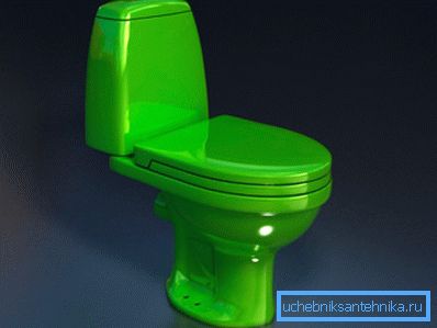 Verde toaletă compacte este perfect pentru case care au copii, le place foarte mult această culoare