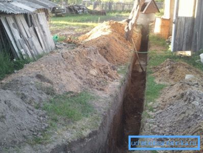 Lucrări de terasament pentru dispozitivul de alimentare cu apă