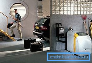Boiler pentru combustibil lichid - parte a unui sistem de încălzire complet autonom